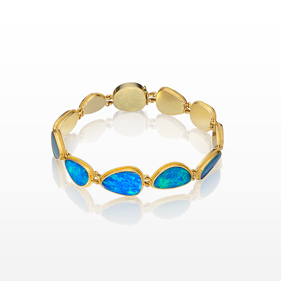 Boulder Opal Bracelet for Sale Blue Opal Bracelet  Australian Opal Direct   Worldwide Shipping  YouTube